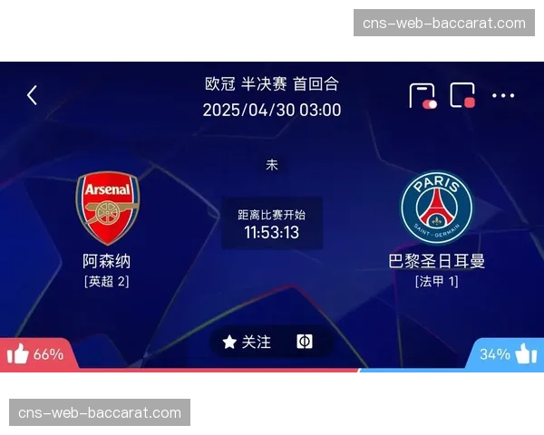 欧冠四强首回合:阿森纳主场1-1战平巴黎圣日耳曼,萨卡低射破门 欧冠四强首回合:阿森纳主场1-1战平巴黎圣日耳曼,萨卡低射破门